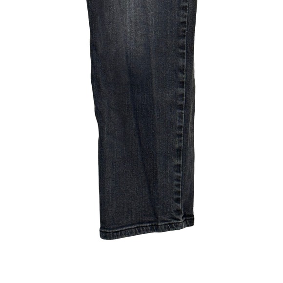 Wonder Nation Girls Jeans‎ Adjustable Waist Relaxed Straight Fit Denim Black 16 - Picture 2 of 11
